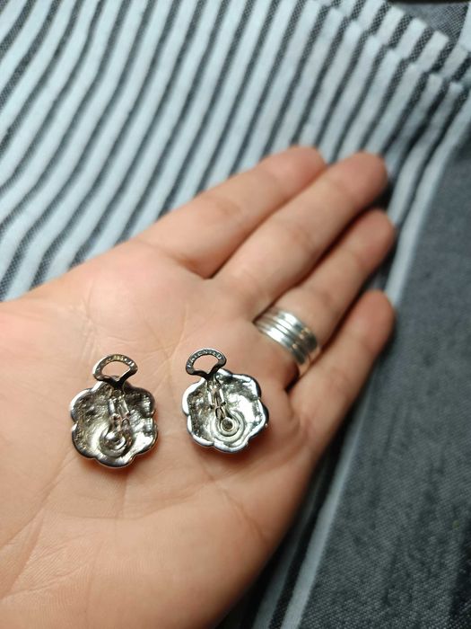 Brincos de Senhora Prateados - Ref.: B - 2