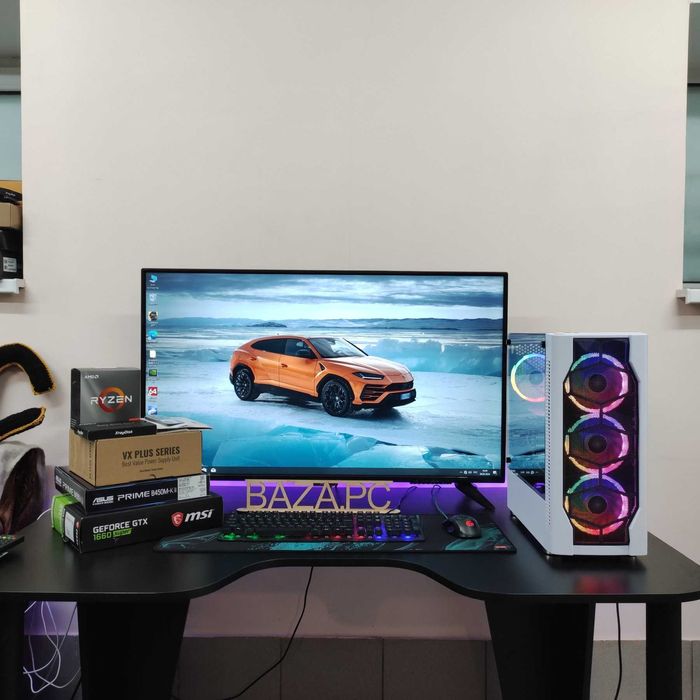 Компютер Новый Ryzen 5 3600, 16GB DDR4, MSI GTX 1660 SUPER, SSD 512GB