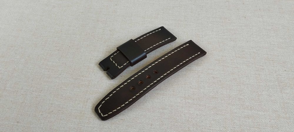 Pasek do zegarka 22 mm / ręcznie robiony pasek / pasek handmade