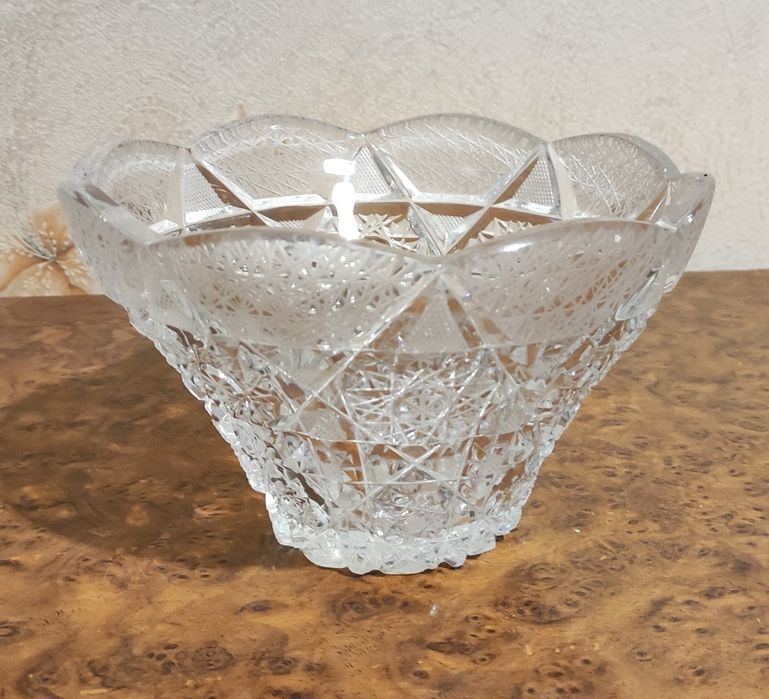 Большие салатники хрустальные