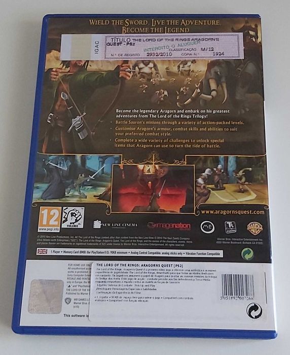 The Lord of the Rings - Aragorn's Quest (PS2 / PSP)64752104744321122