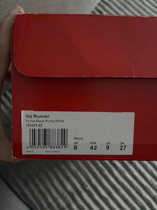 Puma Viz Runner – Czarne Buty Sportowe do Biegani