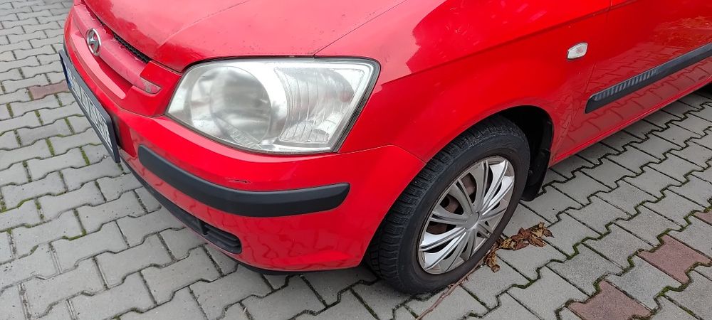Hyundai Getz 1.3 benzyna 82KM 12V z 2003 czerwony