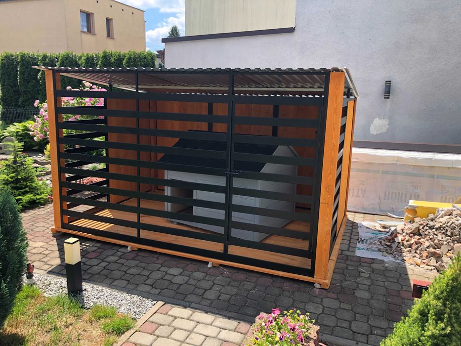 solidny kojec dla psa spawany