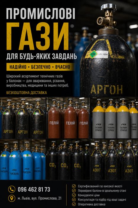 Заправка та обмін газових балонів