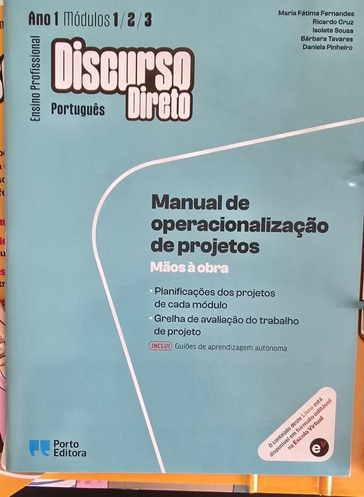 Discurso Direto - Ano 1 - Português - Conj. Pedagógico Prof. Completo