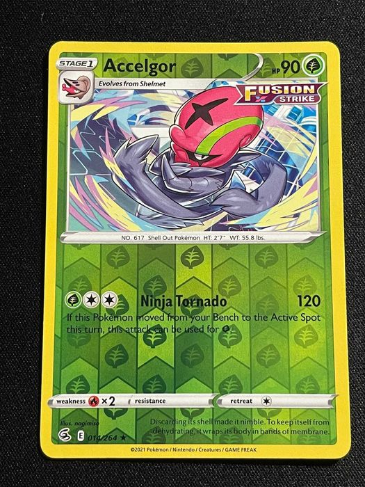Carta Pokémon Accelgor 14/264 Fusion Strike