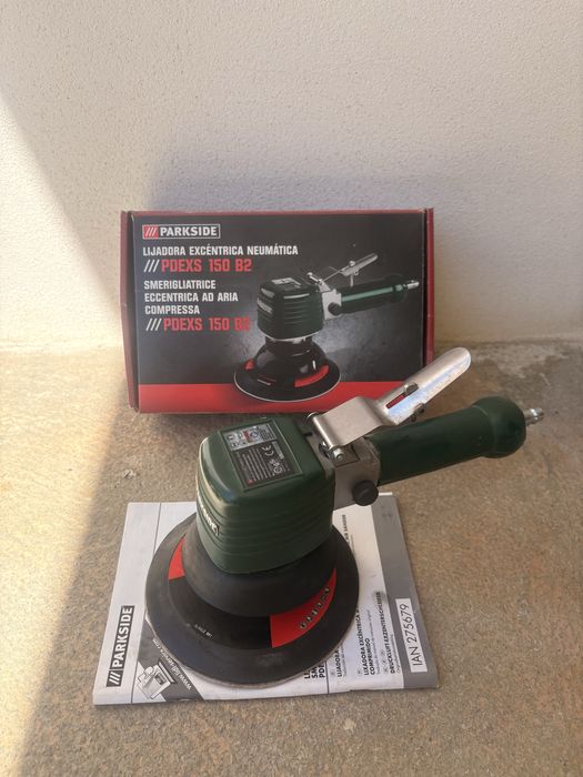 Lixadora de compressor parkside