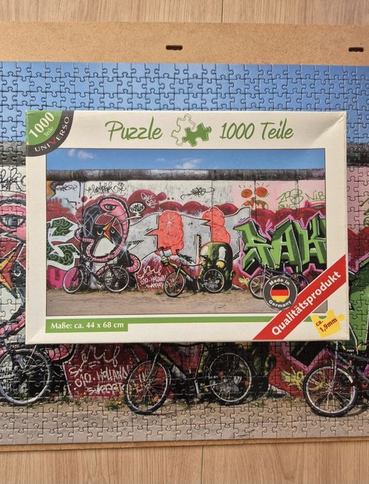 Puzzle 1000 "Mur Berliński"