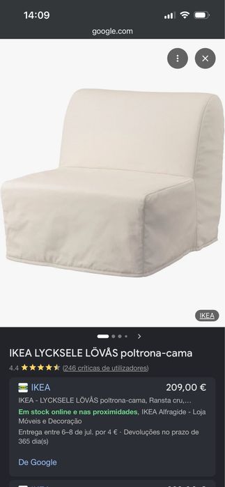 Sofá cama individual