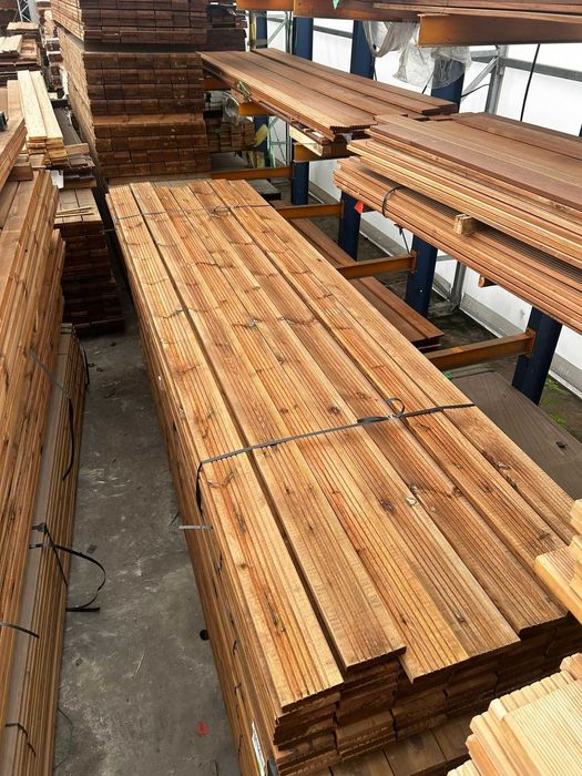 Deska tarasowa Sosna 28x145 impregnowana ciśnieniowo 5 RYFEL-GŁADKI