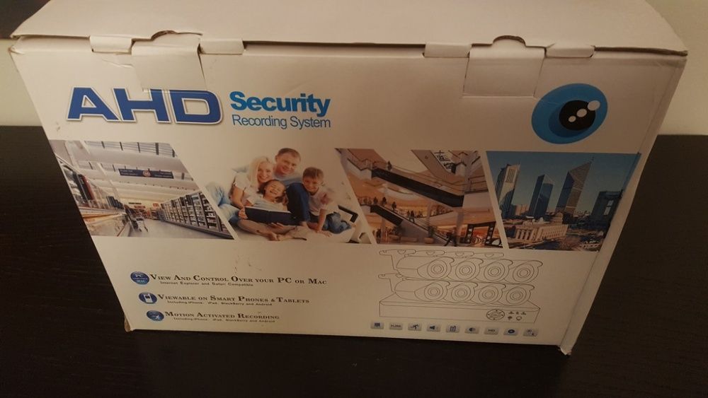 KIT with 8 Cameras, 1080p HD, 8 Cables of 20m, View on Mobile Net for Android and iOS64584748257283122