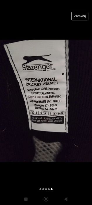 Kask do hokeya męski meski