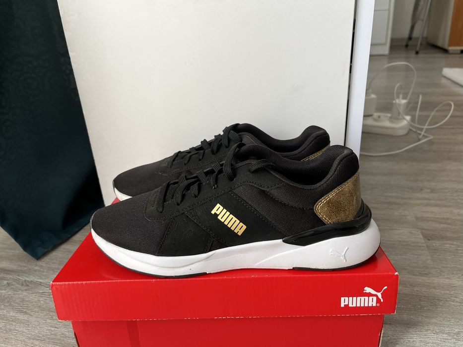 Puma buty czarno-zlote 38.5