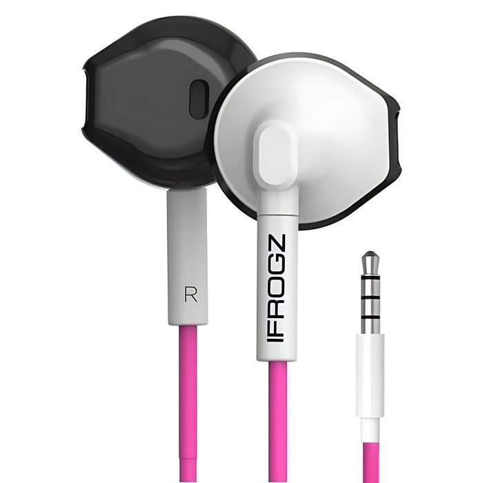 Słuchawki przewodowe iFrogz InTone z mikrofonem mini Jack 3.5mm różowe