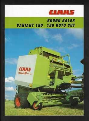 instrukcja obsługi prasy CLAAS Variant 180 ,180 RC prasa  180RC