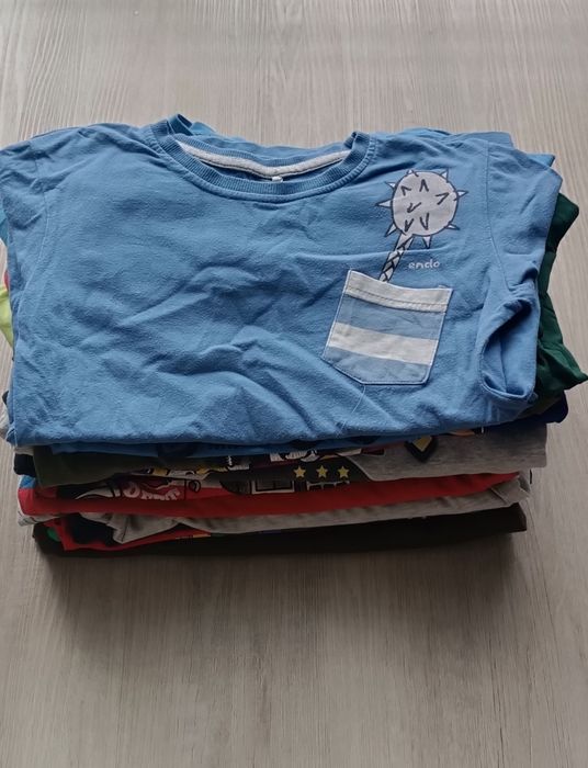 Topy bluzki z długim rękawem r. 128