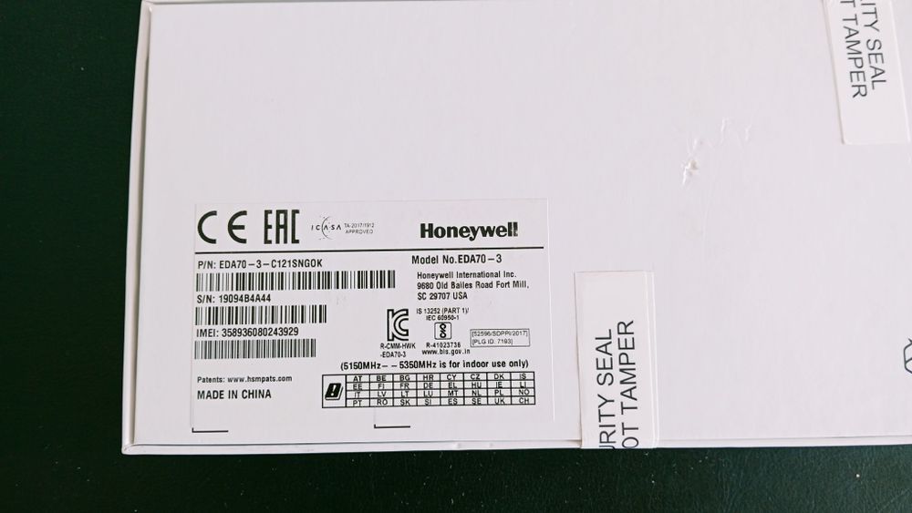 PDA profissional Honeywell EDA70-3