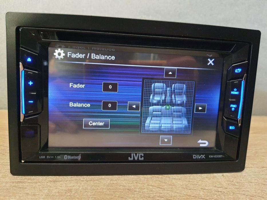 Radio Samochodowe JVC KW-V230BT 2din Bluetooth / płyty CD MP3 / USB / DVD  Kamera cofania Divx