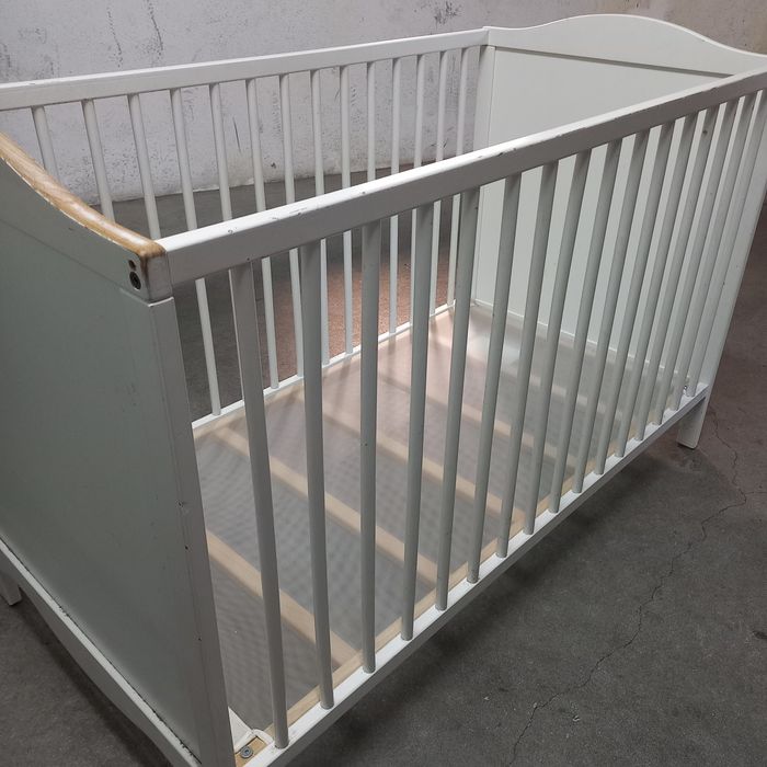 Cama de bebé 
Berço, branco, 60x120 cm