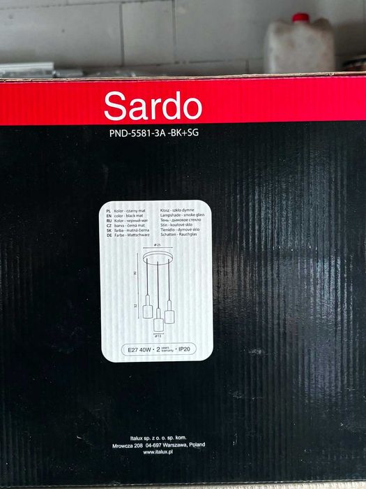 Lampa wisząca Sardo Italux
