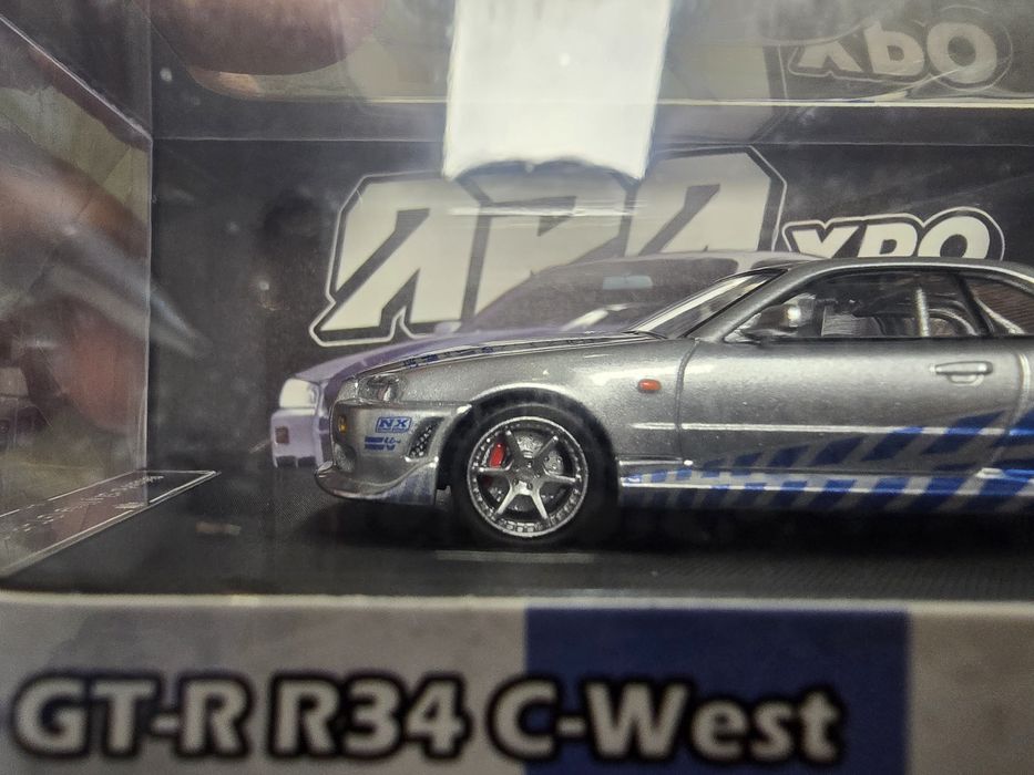 Nissan GT-R R34 C-West 1:64 Fast & Furious Szybcy i Wściekli Brian