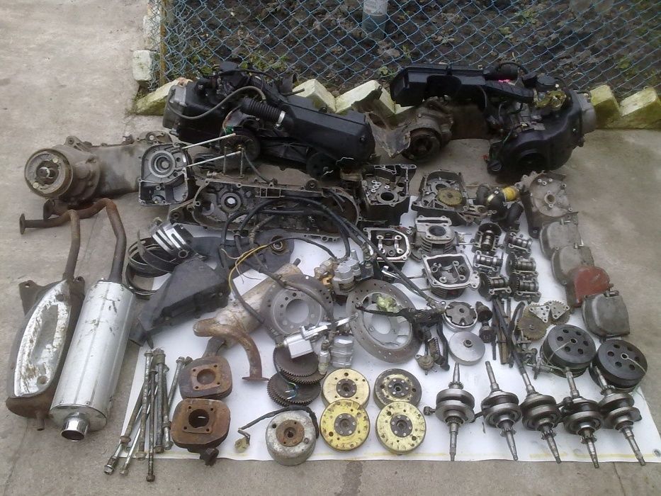 скутер 139 4-тактний мотор двигатель головка картер карбюратор