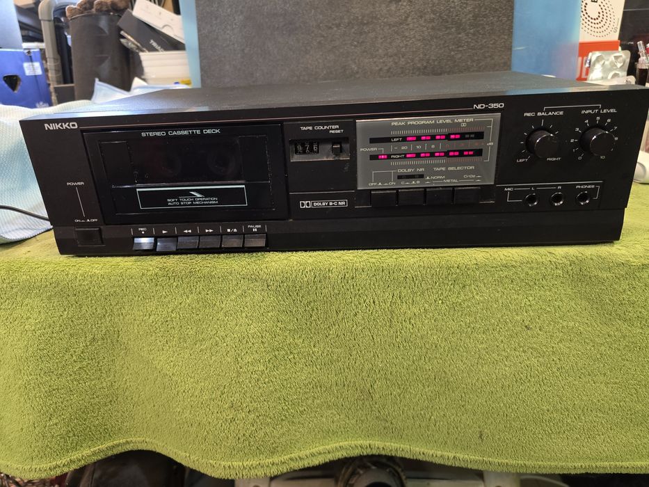 NIKKO ND-350 magnetofon kasetowy deck.