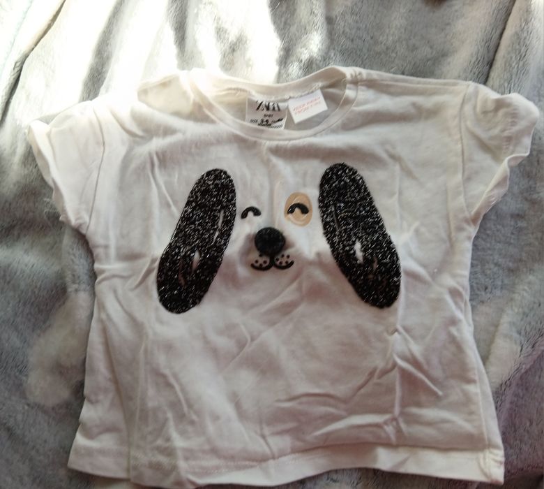 T-shirt bebé menina Zara 3/6 meses