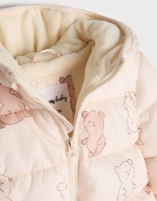 Kurtka przejściowa na polarowej podszewce r. 80 Sinsay