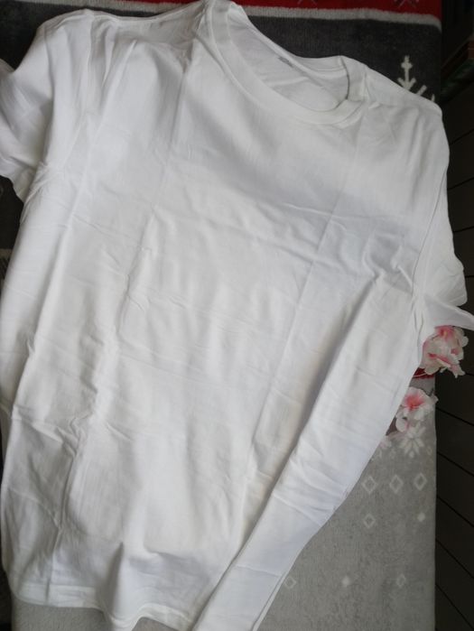 Koszulka męska t shirt biała amazon essentials L