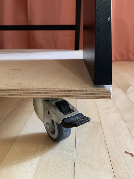 Biurko loft dab sonoma  małe kompaktowe