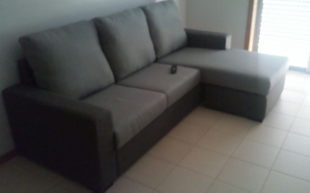 Sofá 3 lugares com chaise longue