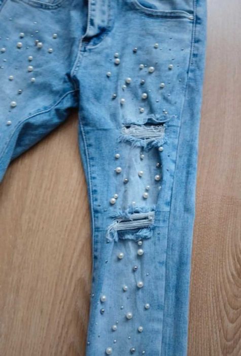 Spodnie jeansowe damskie