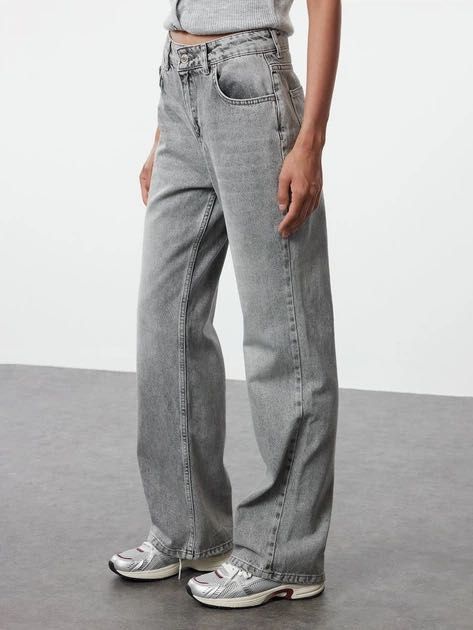 Сірі джинси труби/кльош Reserved