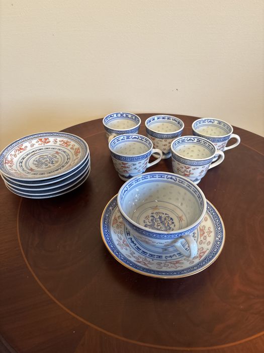 Conjunto de 6 chávenas