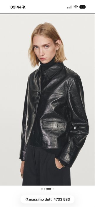 Шкіряна куртка Massimo Dutti, L