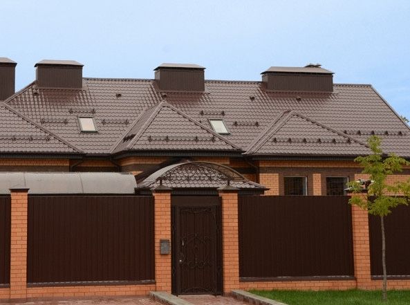 Металочерепиця,металлочерепица графит,профнастил графіт