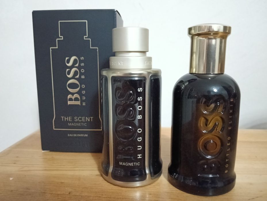 Hugo Boss Botlled Elixir Parfum 50ml+Hugo Boss Scent Magnetic Mocniejsze parametry