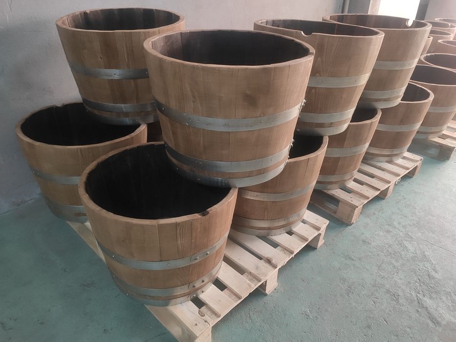 Vasos de madeira / Celhas de madeira