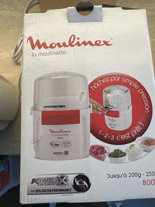 Picadora Moulinex La Moulinette 800W (Nova na Caixa) – Lâminas Powelix