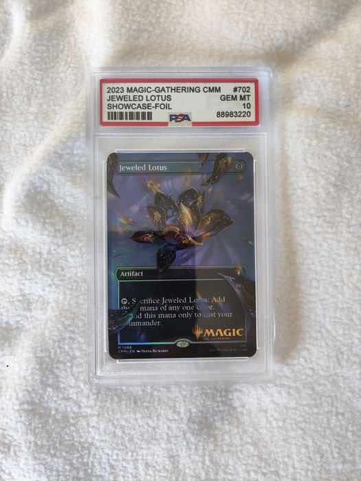 Jeweled lotus showcase foil