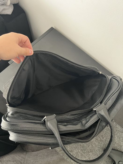 Skórzana torba męska na laptopa