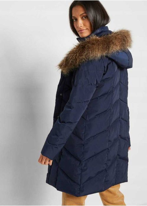 Kurtka płaszczyk z kapturem ocieplany