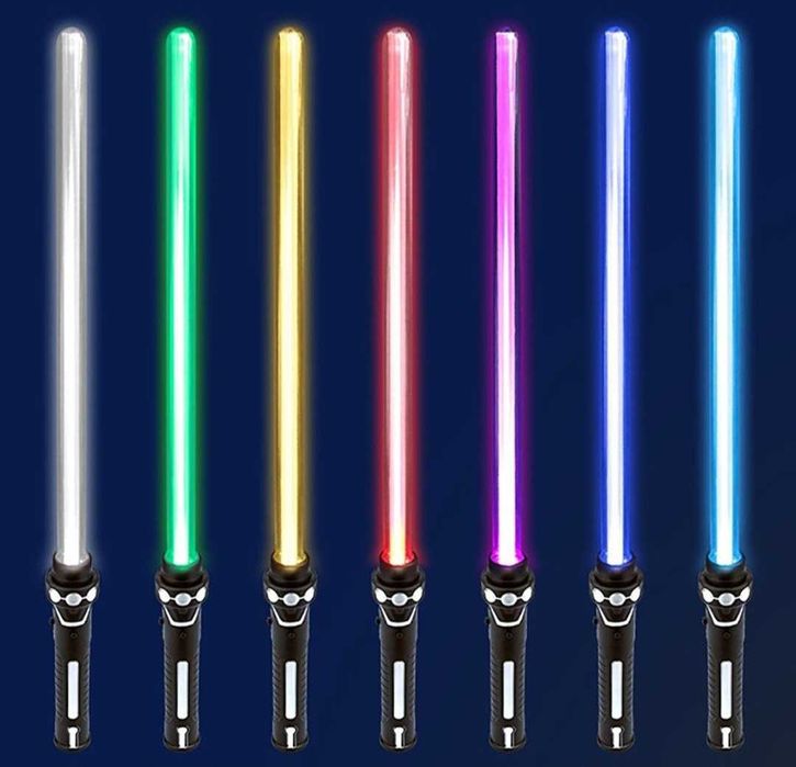 Miecz zabawka 7kolorów Dźwięk efekty zabawka must have z efektami