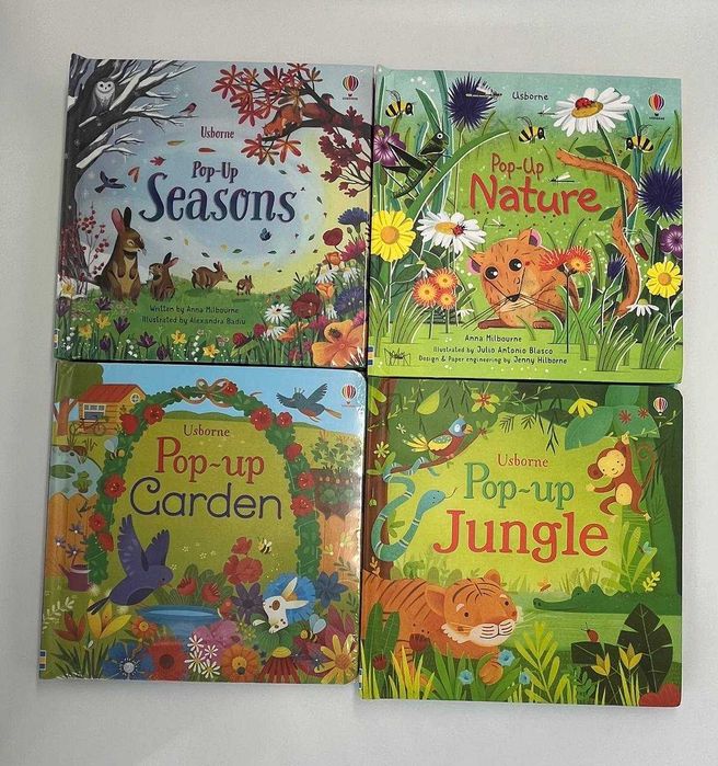 Інтерактивні пізнавальні 3D книги Pop-UP Usborne Nature