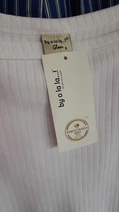 Longsleeve by o la la! biały S Bawełna 92%