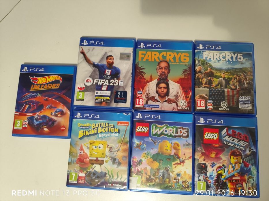 GRY na PS4(używane)