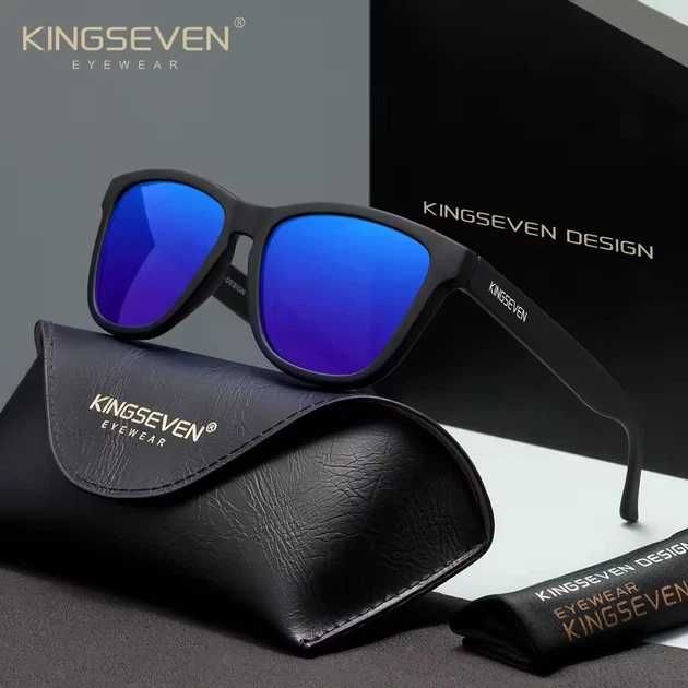 Чоловічі поляризаційні сонцезахисні окуляри KINGSEVEN 759 Black Dark Blue
