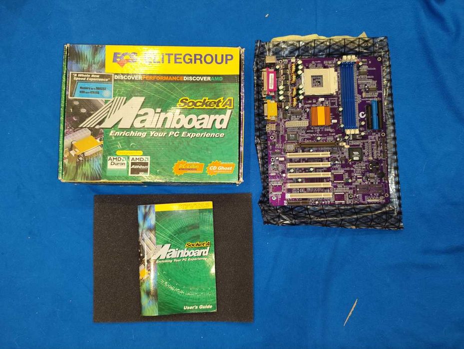Płyta główna ECS K7VTA3 Rev 3.1 Socket A (Athlon/Duron) | BOX Sprawna